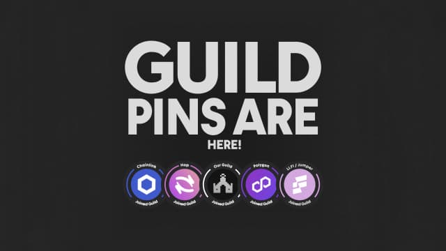 Pins are coming to Guilds near you!